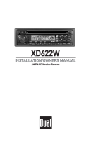 Dual XD-622W-Owners-Manual 